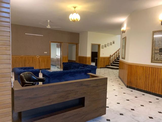 Reception and lobby area