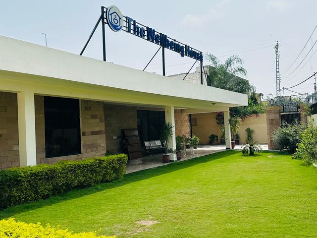 The Wellbeing House exterior and garden